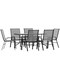 Flash Furniture 7PC Patio Set-55" Glass Table, 6 Gray Chairs TLH-089REC-303CGY6-GG - alternate 6
